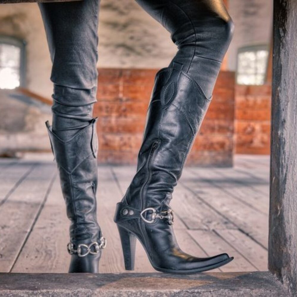 ISO cowgirl boots with heels